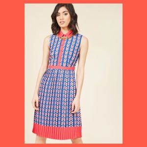 ModCloth “Just My Typist” Sleeveless Dress - Taffy